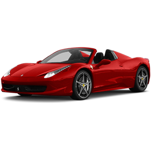 red ferrari car PNG image-10679